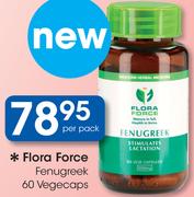 Flora Force Fenugreek 60 Vegecaps-Per Pack