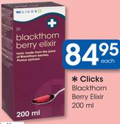Clicks Blackthorn Berry Elixir-200ml