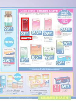 Clicks : Feel Good Summer Health (13 Oct - 13 Nov 2016), page 21