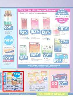 Clicks : Feel Good Summer Health (13 Oct - 13 Nov 2016), page 21