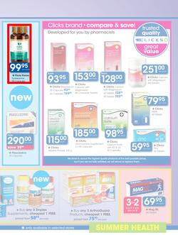 Clicks : Feel Good Summer Health (13 Oct - 13 Nov 2016), page 21
