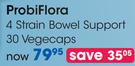 Probiflora 4 Strain Bowel Support 30 Vegecaps-Per Pack
