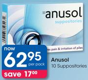 Anusol 10 Suppositories-Per Pack