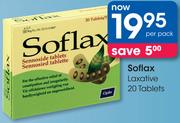 Soflax Laxative 20 Tablets-Per Pack