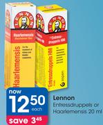 Lennon Entressdruppels Or Haarlemensis-20ml Each
