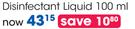 3CP Disinfectant Liquid-100ml