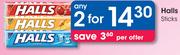 Halls Sticks-Any 2