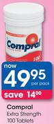 Compral Extra Strength 100 Tablets-Per Pack
