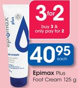 Epimax Plus Foot Cream-125g