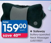 Safeway Battery Operated Neck Massager SJ501R001