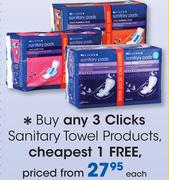 Clicks Sanitary Towel Products-Each