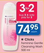 Clicks Feminine Gentle Cleansing Wash-500ml