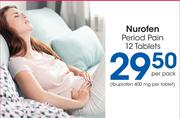 Nurofen Period Pain 12 Tablets-Per Pack