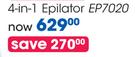 Remington 4-In-1 Epilator EP7020