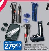BaByliss Selected Men's Electrical Grooming Products-Each