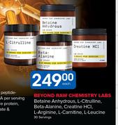 Beyond Raw Chemistry Labs 30 Servings-Each