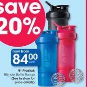 Prostak Blender Bottle Range-Each