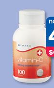 Clicks Vitamin-C 100 Tablets-Per Pack