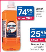 Savlon Antiseptic Liquid-2Ltr Each