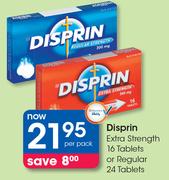 Disprin Extra Strength 16 tablets Or Regular 24 tablets-Per Pack