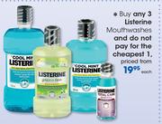 Listerine Mouthwashes-Each