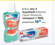 Aquafresh Extreme Clean Products-Each