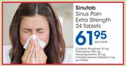 Sinutab Sinus Pain Extra Strength 24 Tablets-Per Pack