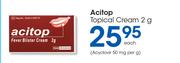 Acitop Topical Cream-2g Each