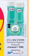 Lil-Lets Feminine Hygiene Products-Per Pack