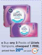 Lil-Lets Tampons-Per Pack