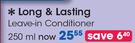 Long & Lasting Leave In Conditioner-250ml