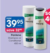 Pantene Shampoo Or Conditioner-400ml Each