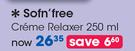 Sofn Free Creme Relaxer-250ml