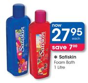 Satiskin Foam Bath-1Ltr Each