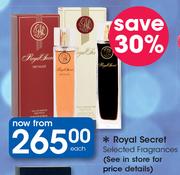 Royal Secret Selected Fragrances-Each