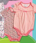 Clicks Made 4 Baby Clothing 2 Pack Girl's Striped & Floral Body Vest