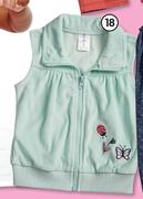 Clicks Made 4 Baby Clothing Girls Mint Velour Jacket
