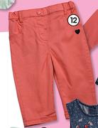 Clicks Made 4 Baby Clothing Girl's Coral Jeans