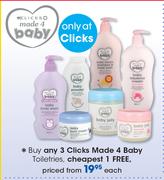 Clicks Made 4 Baby Toiletries-Each