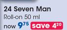 24 Seven Man Roll-On-50ml Each