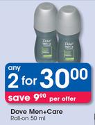 Dove Men+ Care Roll On-2 x 50ml