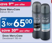 Dove Men+ Care Deodorant-3 x 150ml