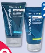 Clicks Q10 Men's Face Wash-100ml Each