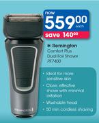 Remington Comfort Plus Dual Foil Shaver PF7400-Each