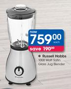 Russell Hobbs 1000 Watt Satin Glass Jug Blender