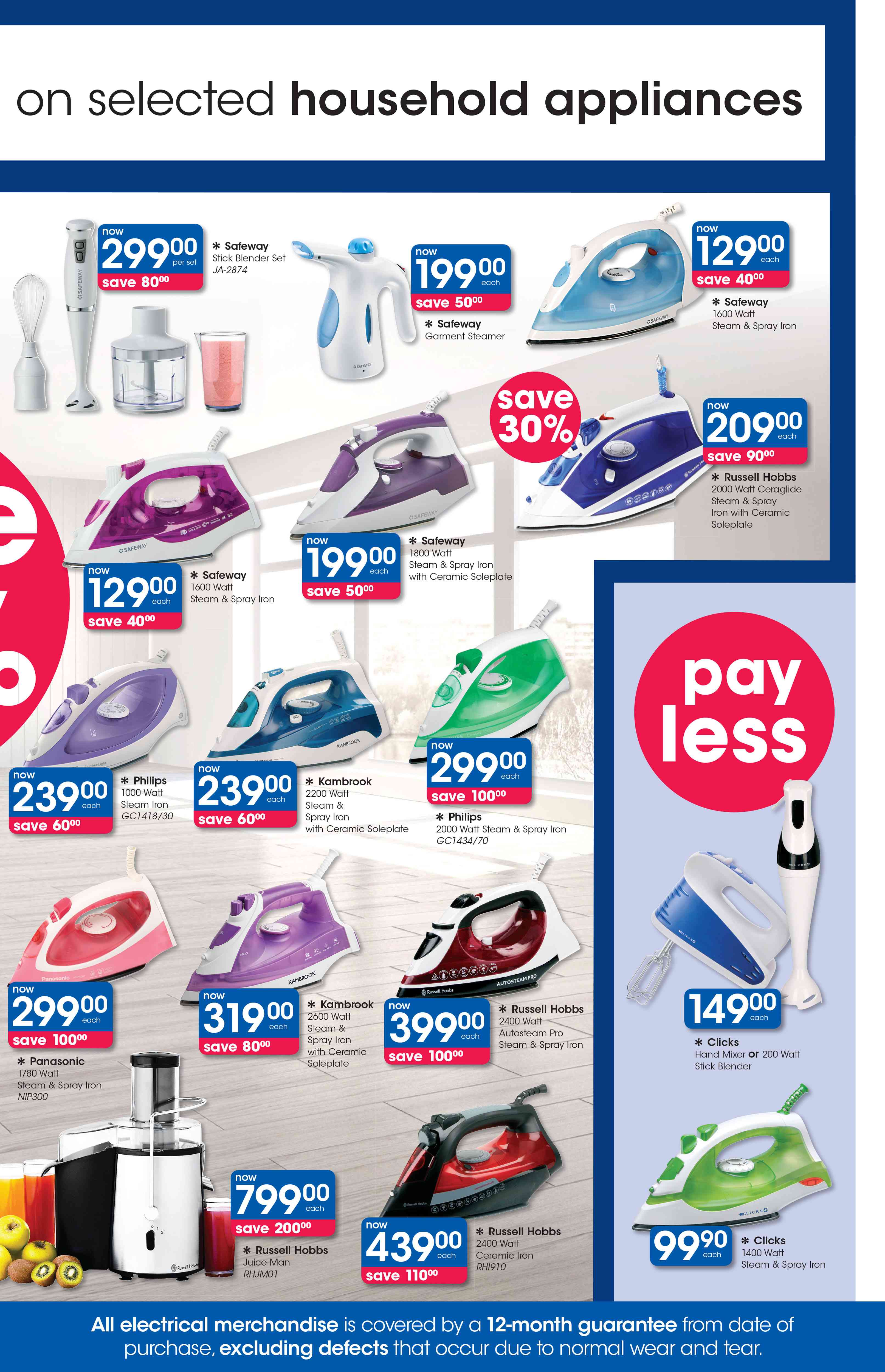 Special Clicks Hand Mixer Or 200 Watt Stick Blender — www.guzzle.co.za