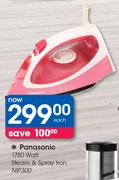 Panasonic 1780 Watt Steam & Spray Iron NIP300