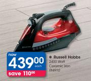 Russell Hobbs 2400 Watt Ceramic Iron RHI910