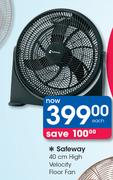 Safeway 40cm High Velocity Floor Fan