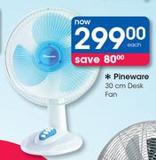 Pineware 30cm Desk Fan
